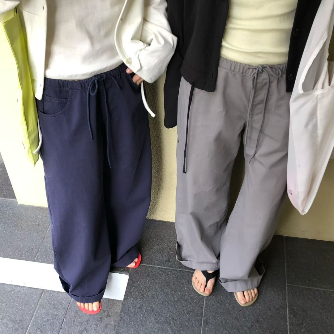 抽繩休閒褲(預購)